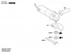 Bosch 0 601 376 003 Gws 580 Angle Grinder 230 V / Eu Spare Parts